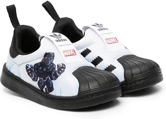 Adidas Kids x Marvel Superstar 360 sneakers Zwart
