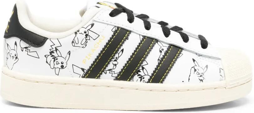 Adidas Kids x Pokémon Superstar II sneakers Wit