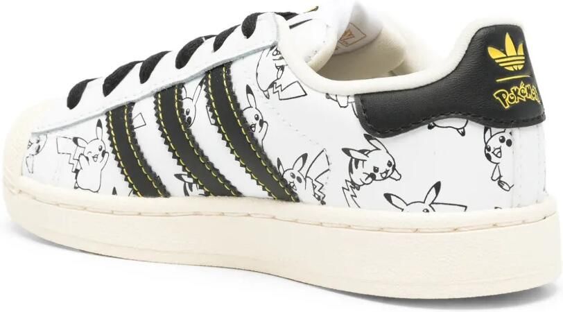 Adidas Kids x Pokémon Superstar II sneakers Wit - Foto 2