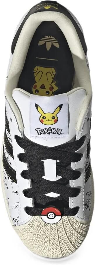 Adidas Kids x Pokémon Superstar II sneakers Wit