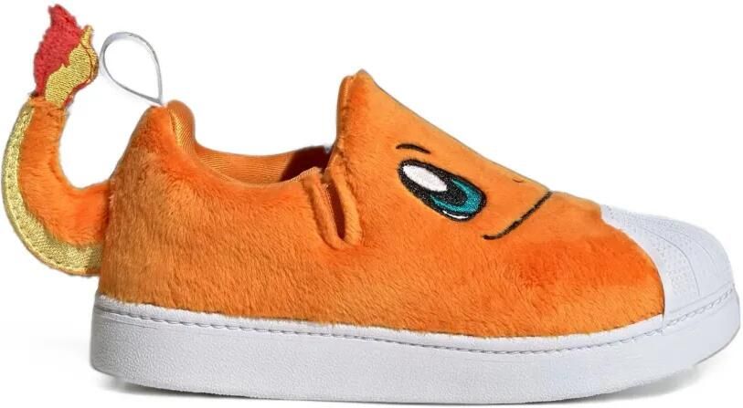 Adidas Kids x Pokémon Superstar Quickon lace-up sneakers Oranje