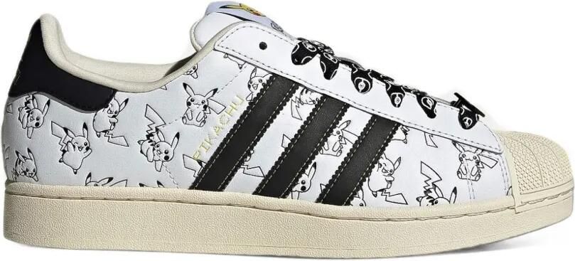 Adidas Kids x Pokémon Superstar sneakers Wit