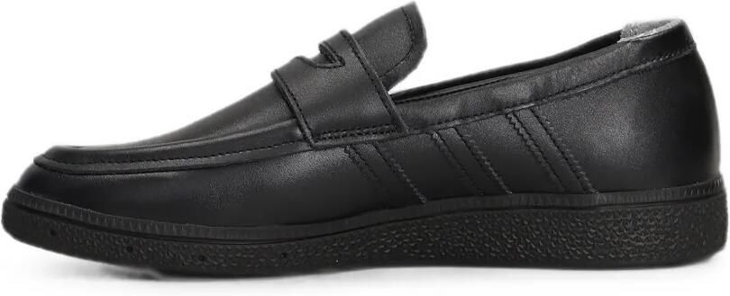 Adidas Leren loafers met logoplakkaat Zwart - Foto 5