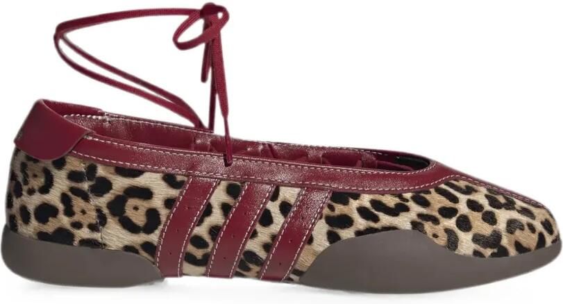 Adidas Mei Taekwondo sneakers met luipaard-print Beige - Foto 5