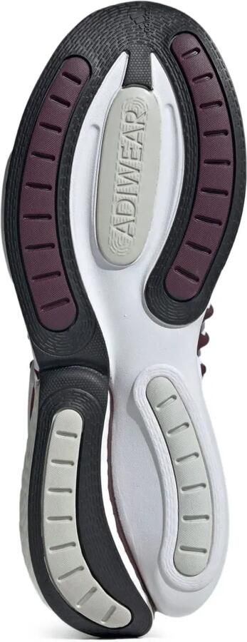 Adidas Mississippi State Alphaboost V1 "Cloud White Team Maroon Cool Grey" sneakers Wit - Foto 3