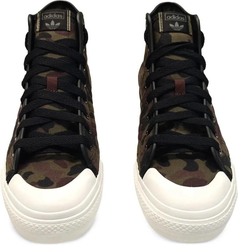 Adidas Nizza Hi Camo low-top sneakers Groen