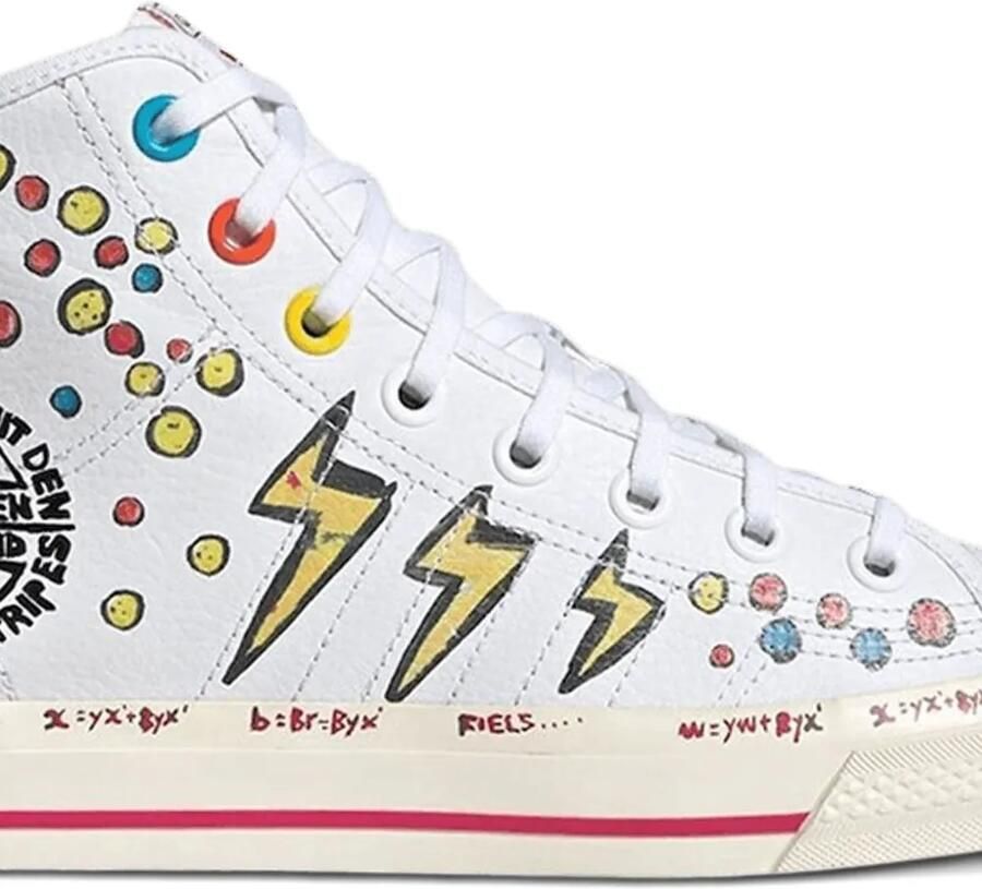 Adidas Nizza RF "Kasing Lung x Mickey Mouse" high-top sneakers Wit - Foto 2