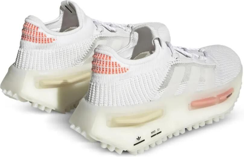 Adidas NMD S1 "Cloud White Off White Coral Fusion" sneakers Wit - Foto 2