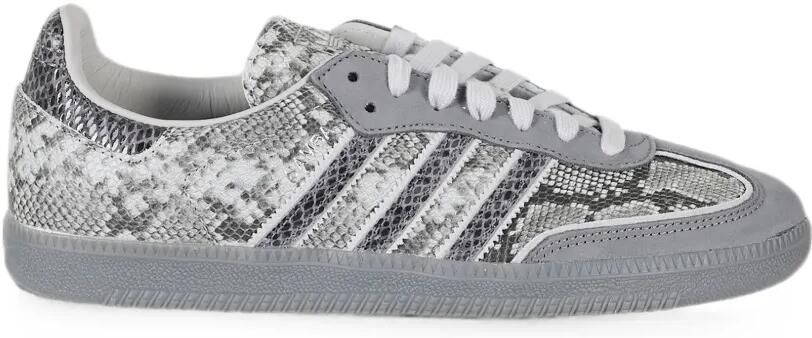 Adidas Mei Taekwondo leopard-print lace-up sneakers Beige