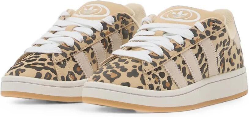 Adidas Originals Kids Campus 00s sneakers met luipaard-print Beige