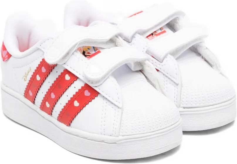 Adidas Originals Kids x Disney Superstar LED Lights Comfort sneakers met hartdetail Wit
