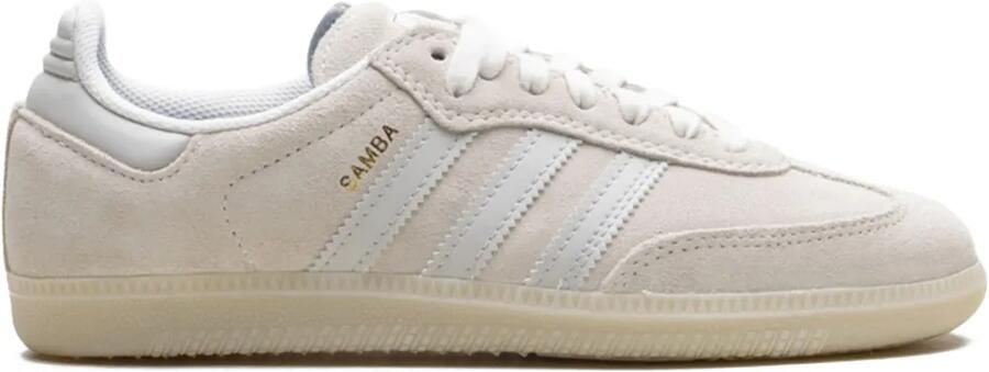 Adidas Samba OG "Core White Better Scarlet Shadow Red" sneakers Wit