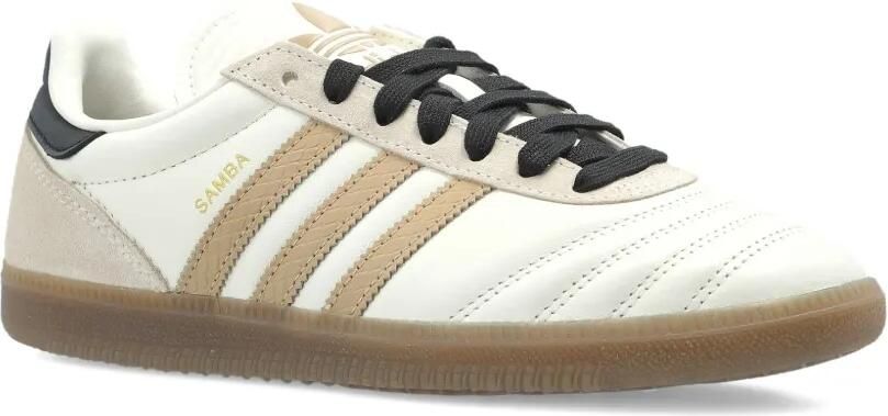 Adidas Samba gestreepte leren sneakers Beige - Foto 4