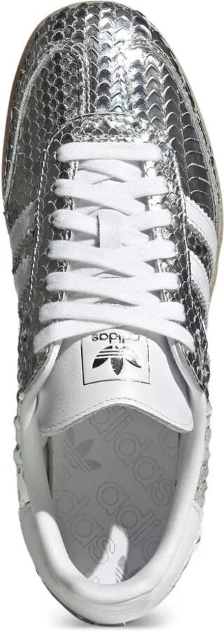 Adidas Samba gestreepte sneakers met slangen-effect Zilver - Foto 5