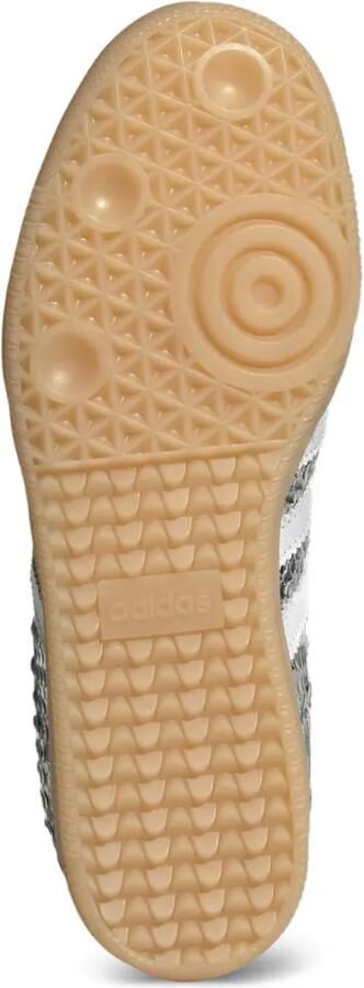 Adidas Samba gestreepte sneakers met slangen-effect Zilver - Foto 4