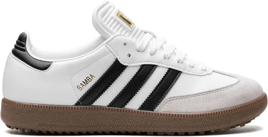 Adidas Samba Golf "Cloud White Core Black Gum" golfschoenen Wit