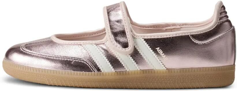 Adidas Samba Jane metallic leren sneakers Roze