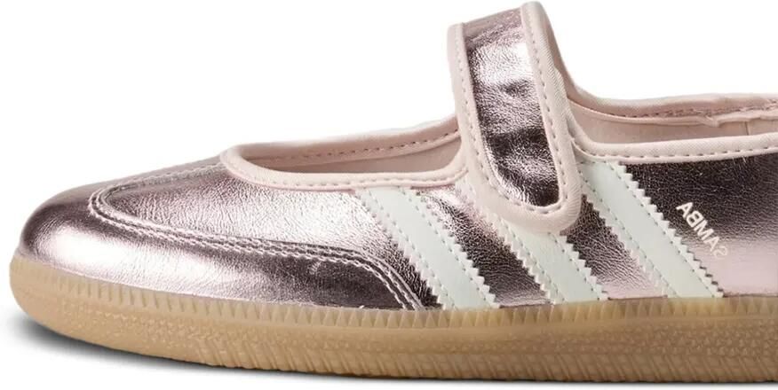 Adidas Samba Jane metallic leren sneakers Roze - Foto 3