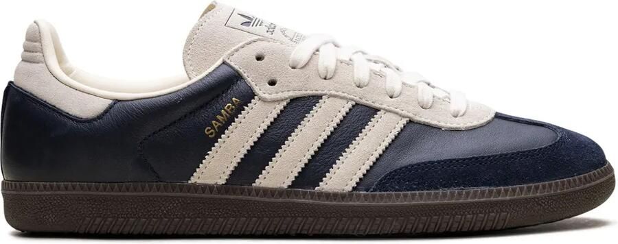 Adidas Samba OG "Aurora Ink Cream White" sneakers Blauw