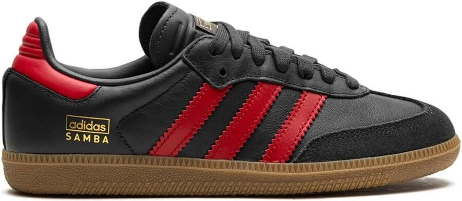 Adidas Samba OG "Carbon Better Scarlet" sneakers Zwart
