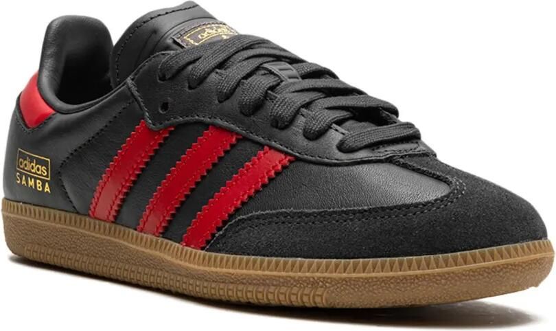 Adidas Samba OG "Carbon Better Scarlet" sneakers Zwart - Foto 2