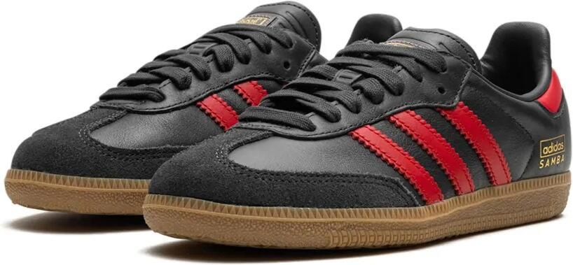 Adidas Samba OG "Carbon Better Scarlet" sneakers Zwart - Foto 3