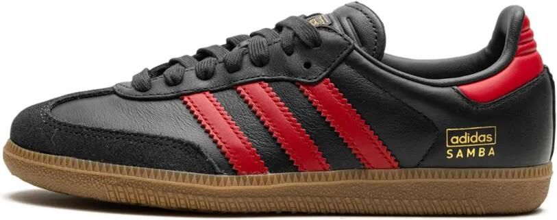 Adidas Samba OG "Carbon Better Scarlet" sneakers Zwart - Foto 4