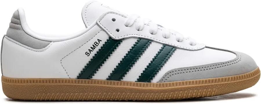 Adidas Samba OG "Cloud White Collegiate Green Grey Two Gum" sneakers Wit