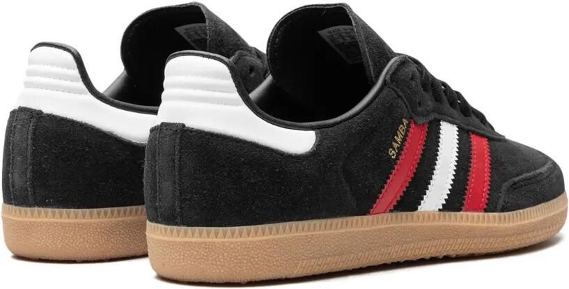 Adidas Samba OG "Core Black Better Scarlet Gum" sneakers Zwart - Foto 3