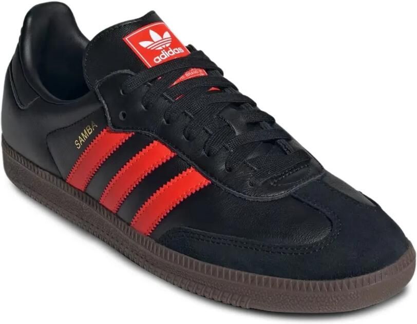 Adidas Samba OG "Core Black Impact Orange" sneakers Zwart - Foto 2
