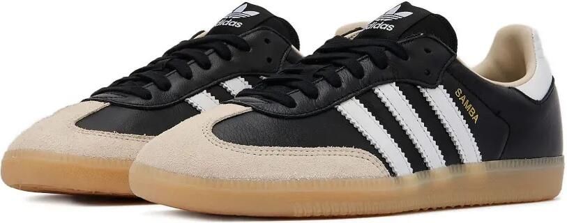 Adidas Samba OG "Core Black Wonder White Silver Metallic" sneakers Zwart - Foto 2