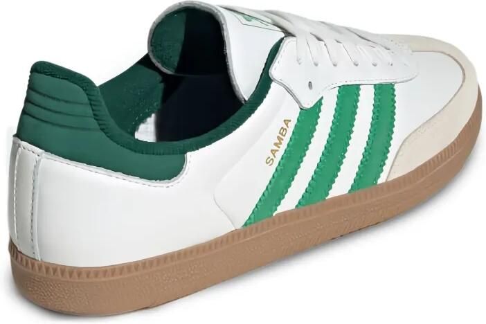 Adidas Samba OG "Core White Green" sneakers Wit - Foto 3