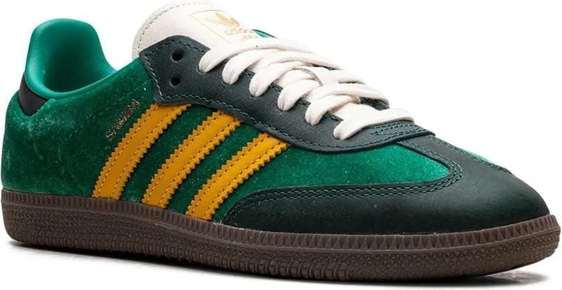 Adidas Samba OG "Court Green Preloved Yellow Collegiate Green" sneakers Groen - Foto 2