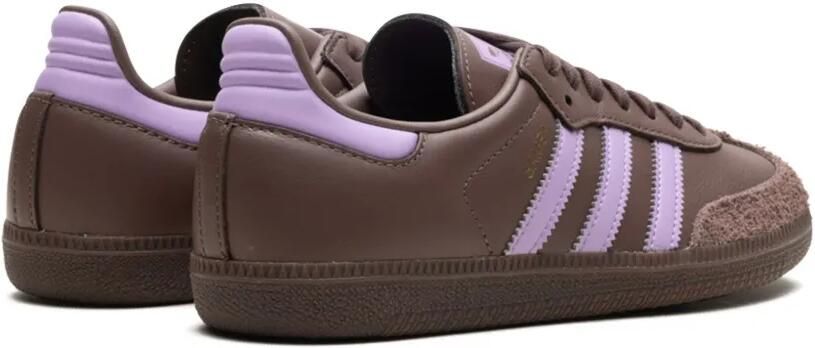 Adidas Samba OG "Earth Strata Purple Glow" sneakers Bruin - Foto 3