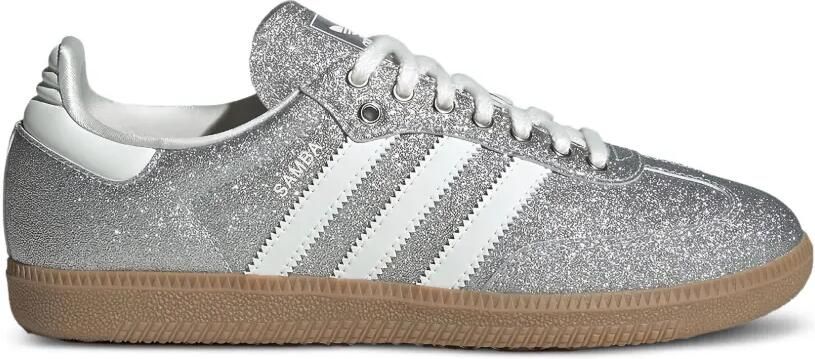 Adidas Samba OG gestreepte sneakers Zilver