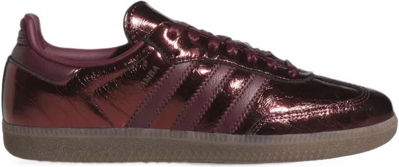 Adidas Samba OG metallic leren sneakers Rood