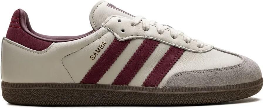 Adidas Samba OG "Putty Grey Maroon" sneakers Grijs