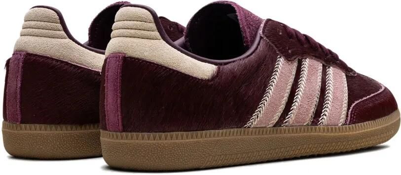 Adidas Samba OG "Sand Strata Maroon Warm Clay" sneakers Rood - Foto 3