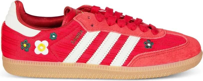 Adidas Samba OG sneakers met bloemendetail Rood