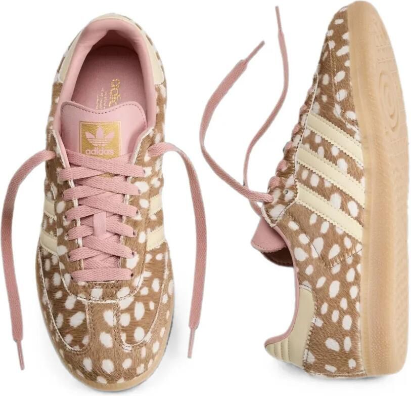 Adidas Mei Taekwondo sneakers met luipaard-print Beige - Foto 2