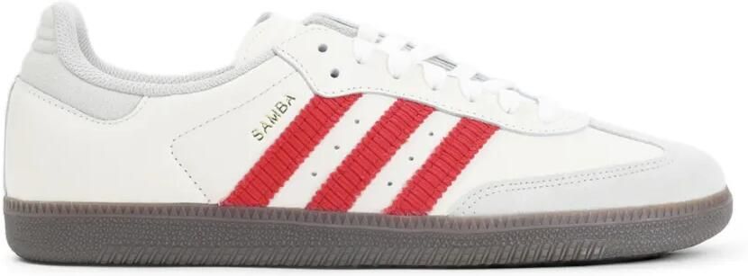 Adidas x Melbourne sneakers met donkere strepen Wit