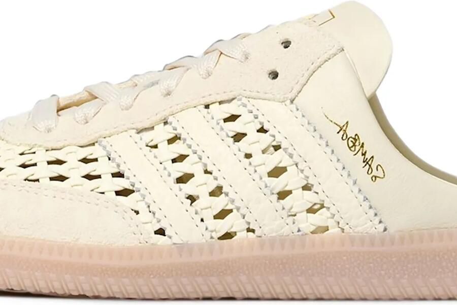 Adidas Samba Jane metallic leren sneakers Roze - Foto 2