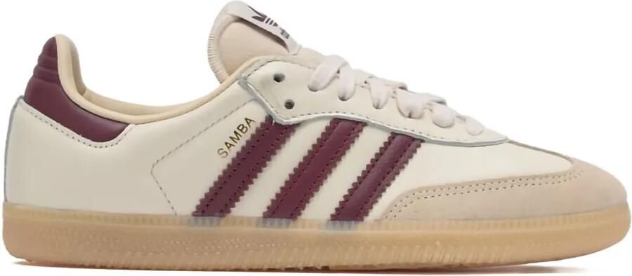 Adidas Samba OG "Wonder White Shadow Red Gum" sneakers Beige