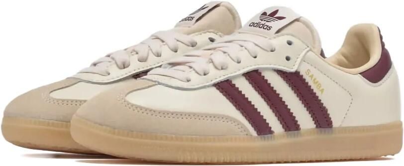 Adidas Samba OG "Wonder White Shadow Red Gum" sneakers Beige - Foto 2