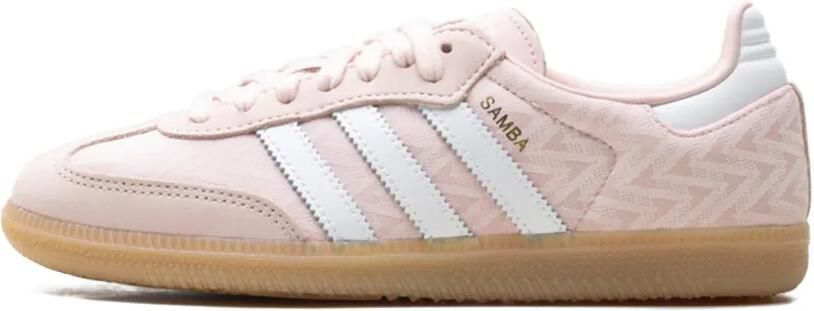 Adidas Samba OG zigzag gestreepte sneakers Roze