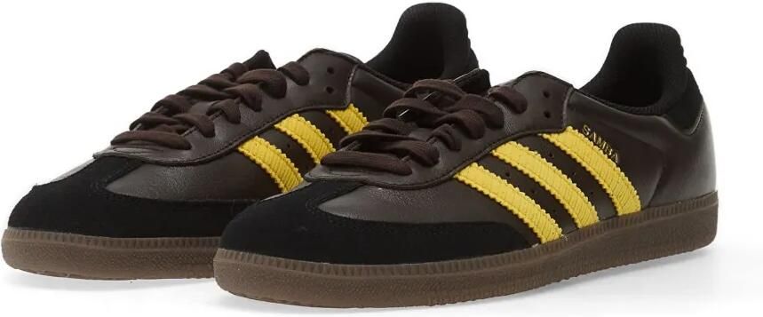Adidas Samba sneakers met drie strepen Bruin - Foto 3