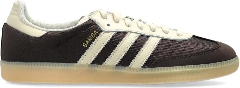 Adidas Samba sneakers met drie strepen Bruin
