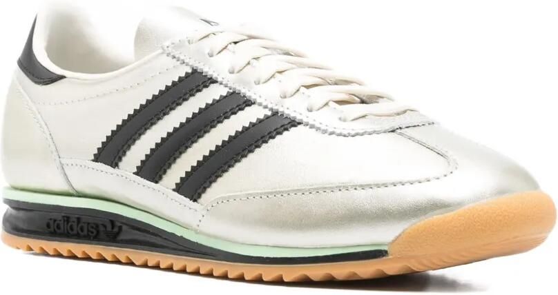 Adidas SL 72 OG metallic leren sneakers met drie strepen Zilver - Foto 6