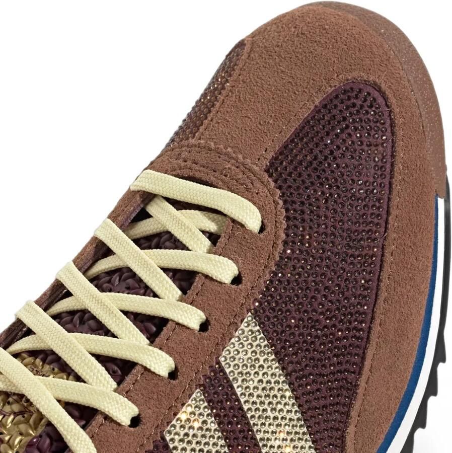 Adidas Superstar leren sneakers met krokodillen-reliëf Bruin