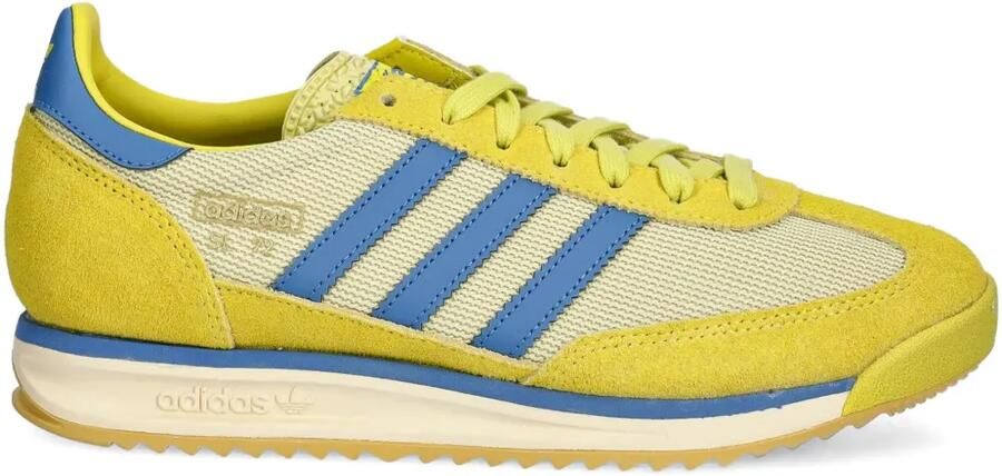 Adidas SL 72 suède sneakers met drie strepen Geel